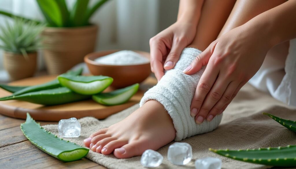 découvrez des remèdes de grand-mère efficaces pour soulager une cheville gonflée grâce à des solutions naturelles simples et accessibles.