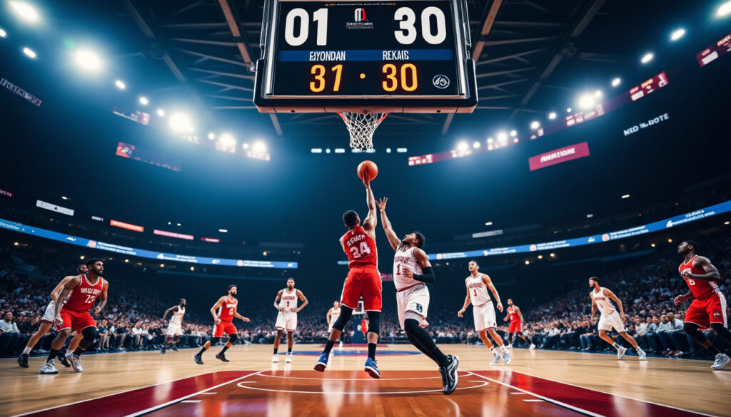 découvrez tout sur la durée d'un match de basket : temps de jeu effectif, pauses, prolongations et durée totale expliqués simplement.