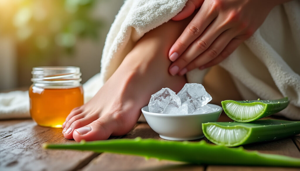 découvrez un remède de grand-mère efficace pour soulager rapidement la sensation de pied qui brûle grâce à des astuces naturelles simples et apaisantes.