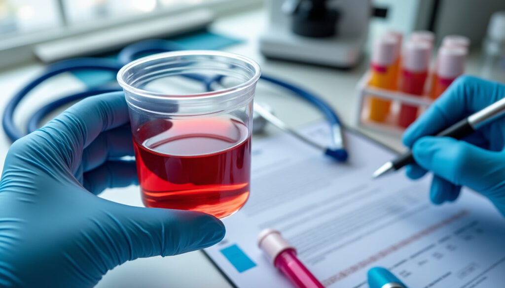 découvrez les causes et symptômes du sang dans les urines, ainsi que les conseils pour savoir quand consulter un professionnel de santé.