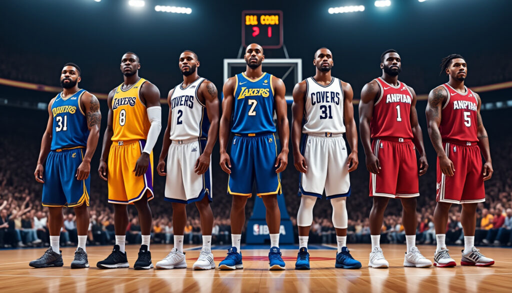 découvrez la taille moyenne des joueurs de la nba et explorez les hauteurs impressionnantes des athlètes professionnels de basketball.