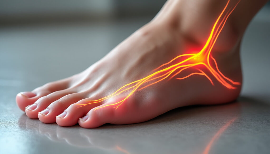 découvrez les causes courantes des douleurs sur le côté extérieur du pied liées au nerf sural et apprenez des méthodes efficaces pour soulager cette douleur.