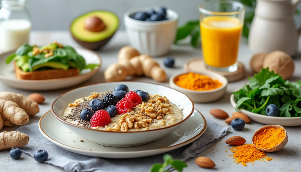 découvrez des recettes saines et des aliments clés pour un petit déjeuner anti arthrose, favorisant le bien-être articulaire et une meilleure mobilité.