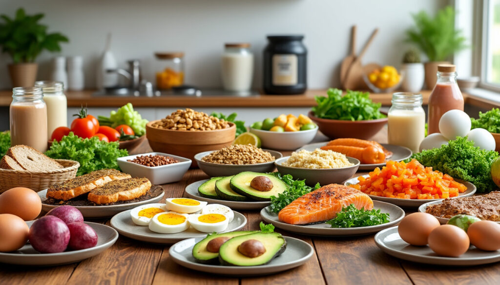 découvrez comment consommer 4000 calories par jour de manière équilibrée pour une prise de masse musculaire optimale, avec des conseils nutritionnels adaptés et des exemples de repas.